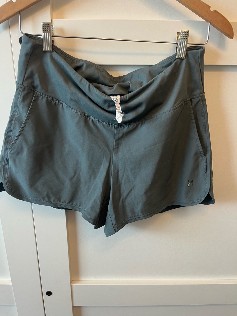 Born Primtive Maternity Women’s Performance Shorts - Slate